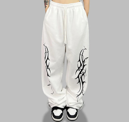 Inferno Baggy Pants - Flame Surge streetwear